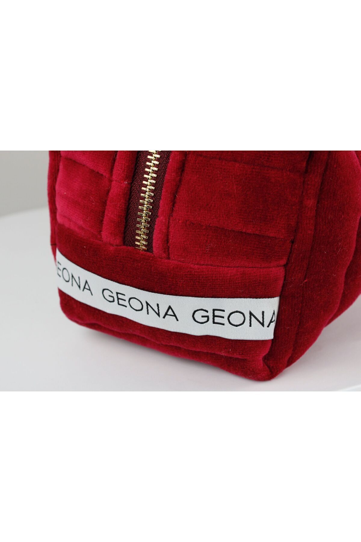 Geona-Cherry Hair Styling Bag - Dyson Airwrap/Airstrait Compatible - Mega Size Makeup Bag 4