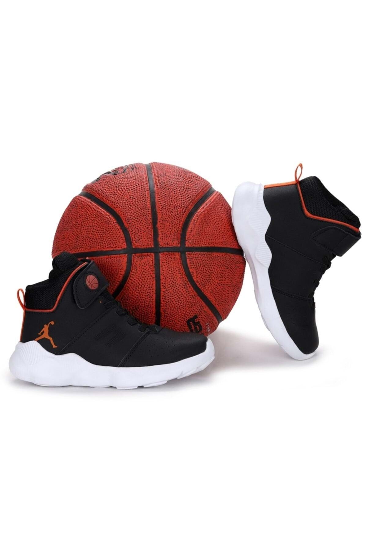 KOCAMANLAR Pantofi De Baschet Pentru Copii Arizon Unisex - Negru Unisex - 32