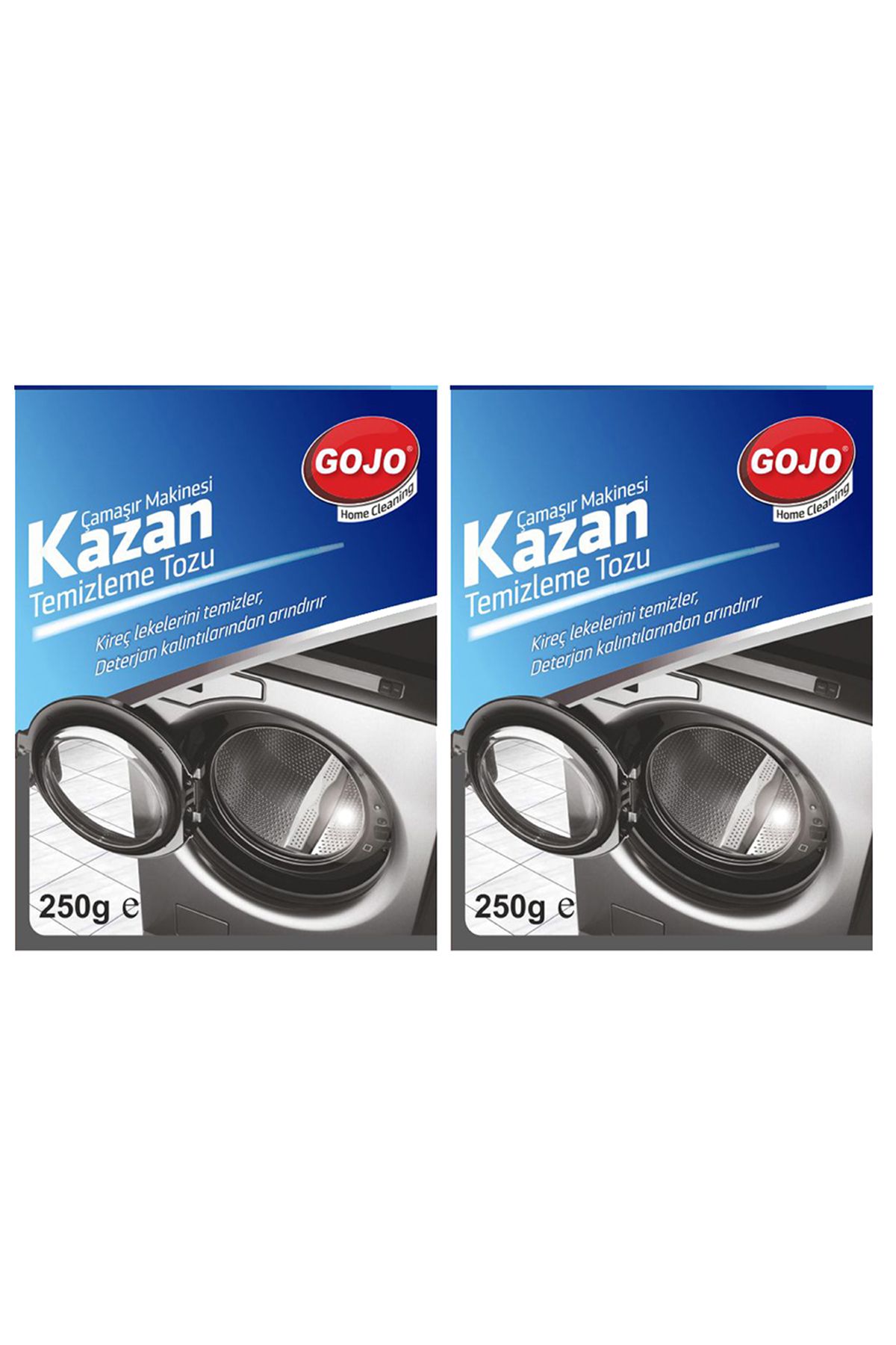 Gojo Çamaşır Makinesi Kazan Temizleme Tozu 250g 2' Li Set