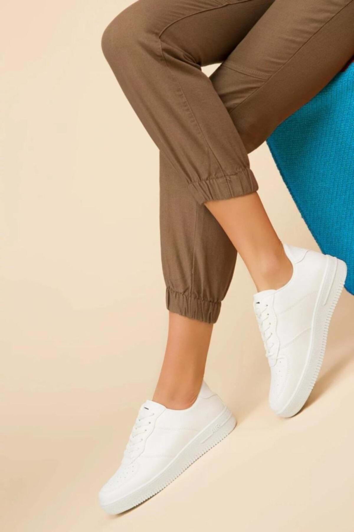 KOCAMANLAR Zigana 002 Kadın Spor Sneaker Ayakkabı Beyaz