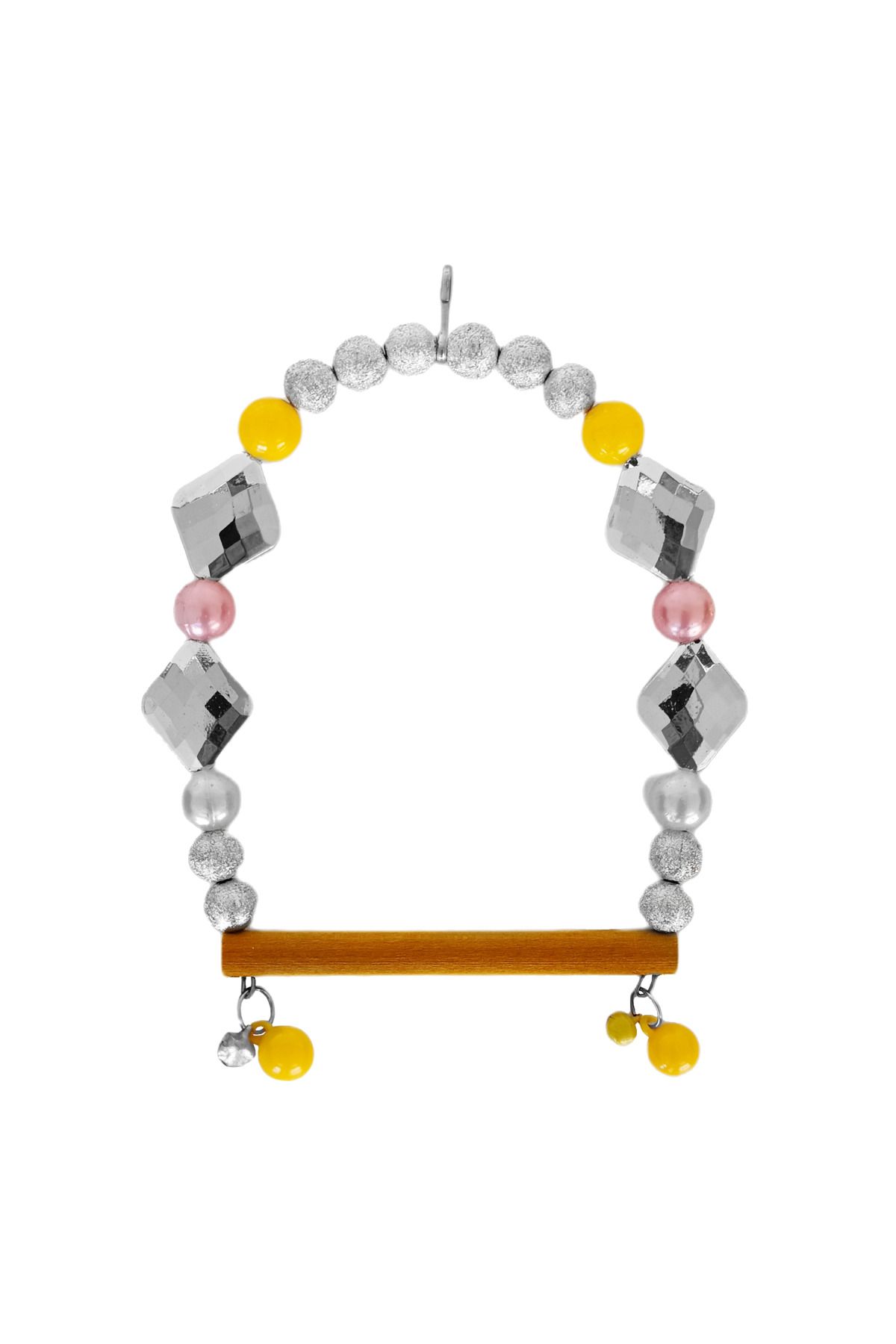 CEKAVE-Bird Swing Large Shiny Beads 10-16 cm 5