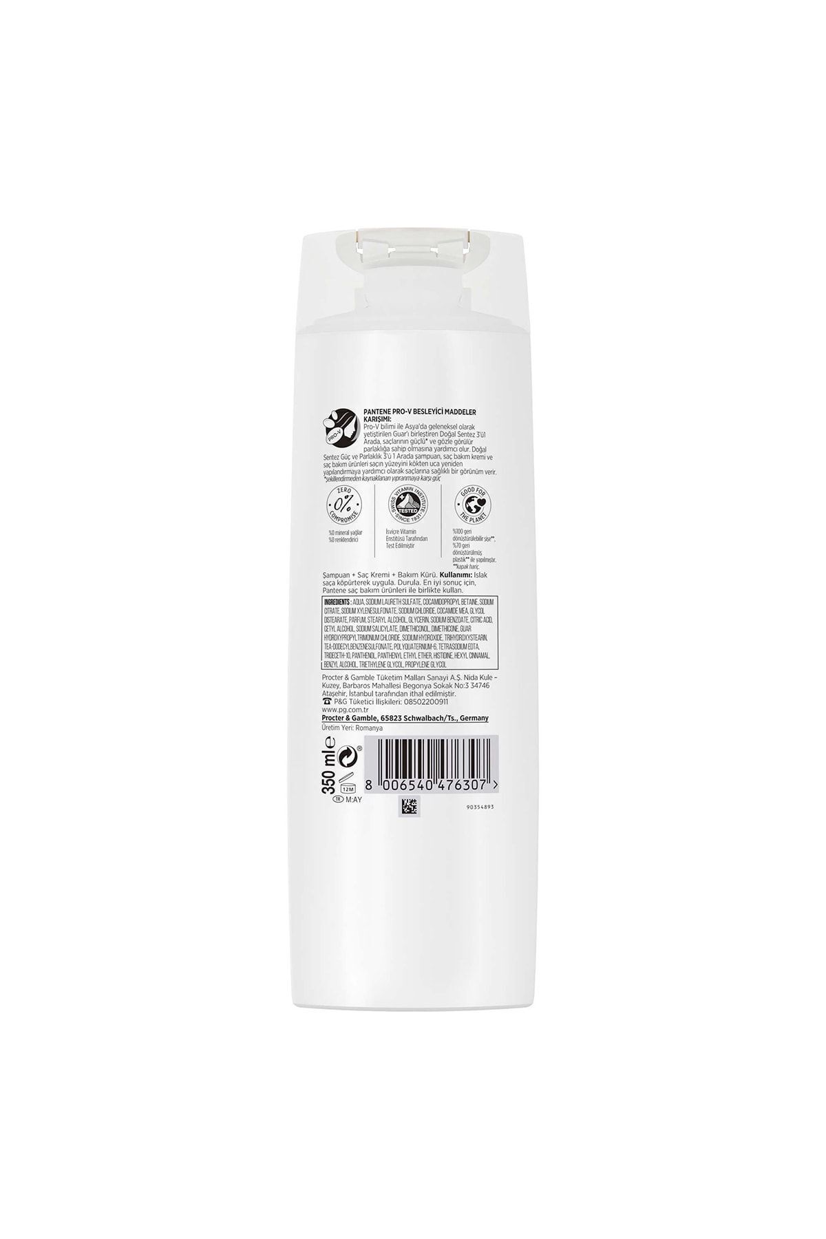 Doğal Sentez Güç Ve Parlaklık 600 Ml Şampuan + 350 Ml 3’ü 1 Arada Şampuan - 7