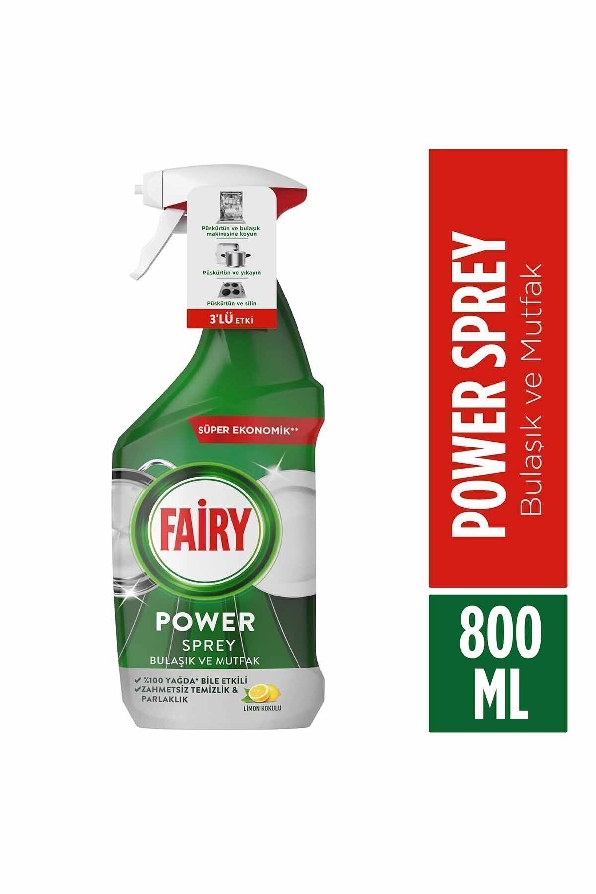 Fairy Power Sprey 3’ü 1 Arada Limon Bulaşık Ve Mutfak 800 ml