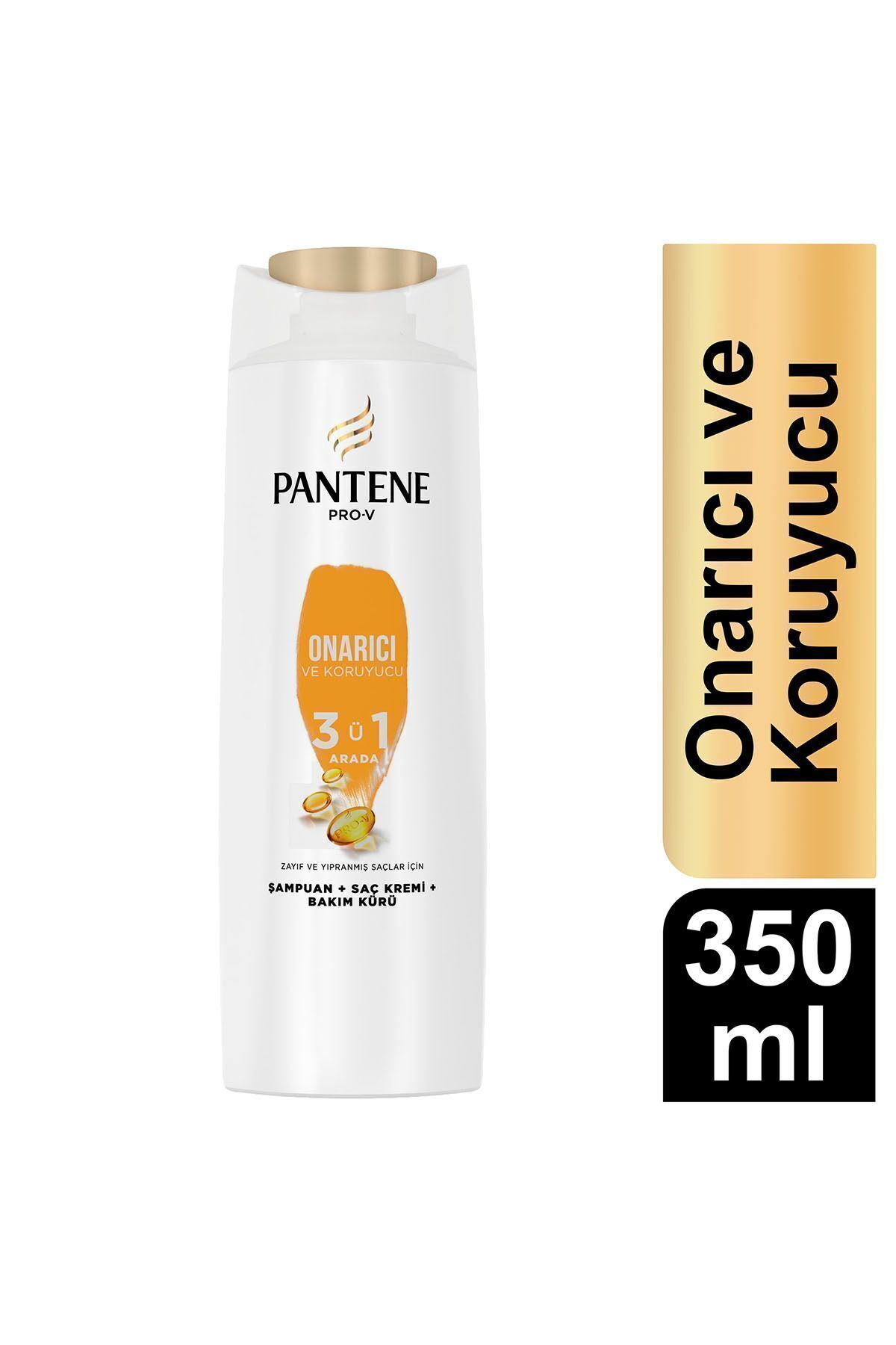 Pantene Onarıcı Ve Koruyucu 3'ü1 Arada Şampuan 350 ml-1