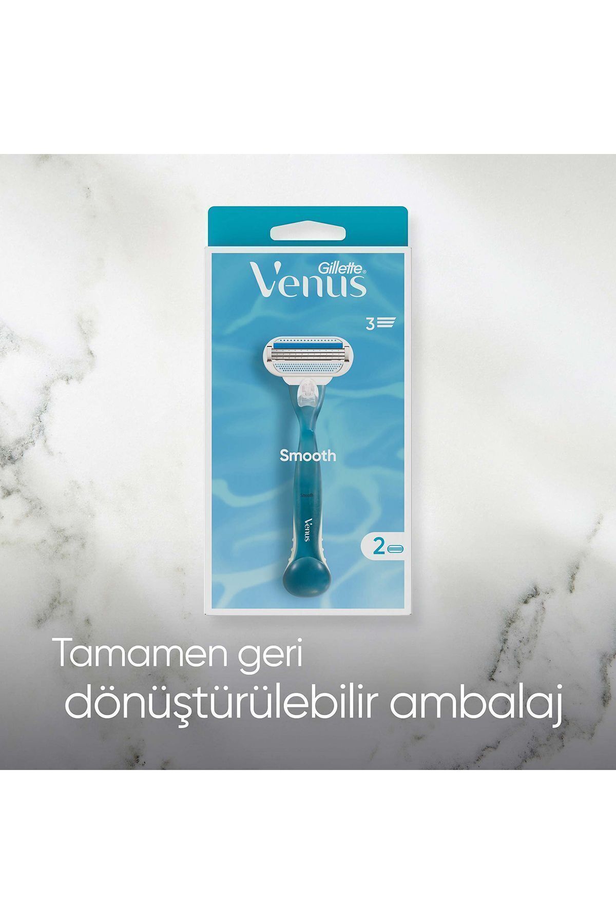 Gillette Venus Venus Smooth Tıraş Makinesi Yedek Başlık-8