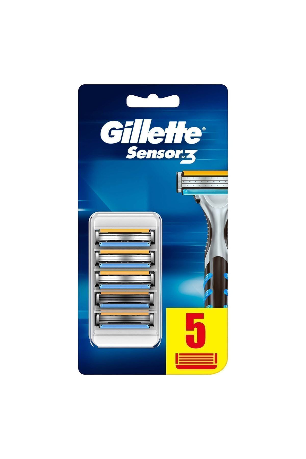 Gillette Sensör Yedek Tıraş Bıçağı 5'li