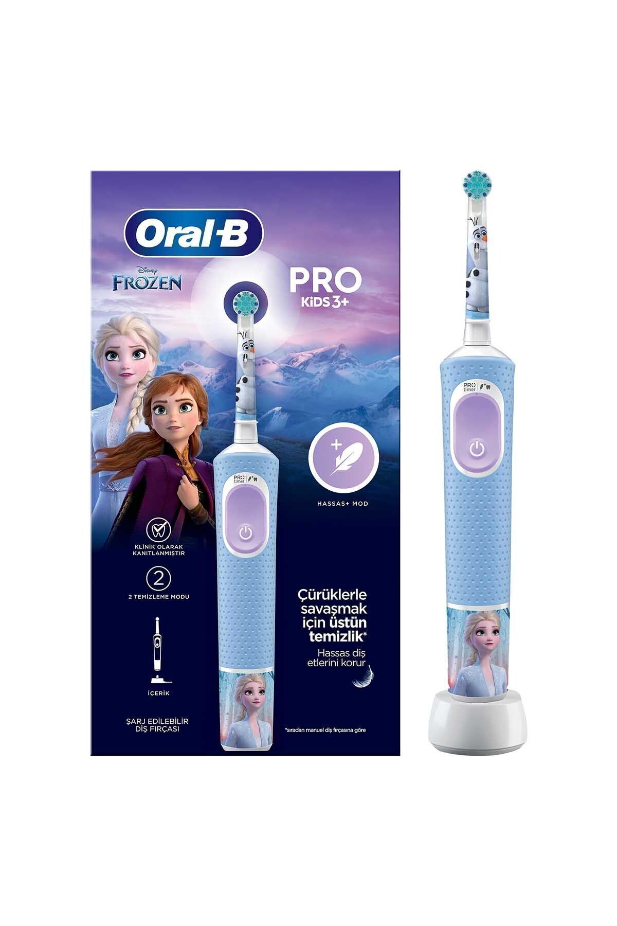 Oral-B D100 Çocuklar Için Şarj Edilebilir Diş Fırçası Frozen