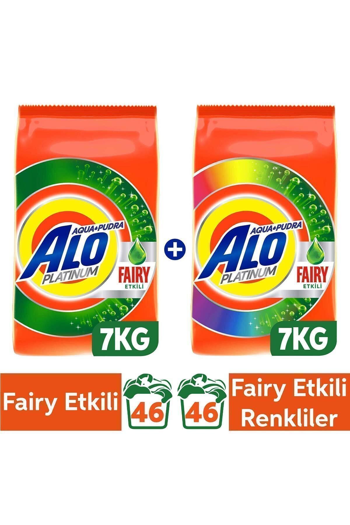 Platinum 14 Kg Fairy Etkili Beyazlar-renkliler Aquapudra Toz Deterjan (7X2)