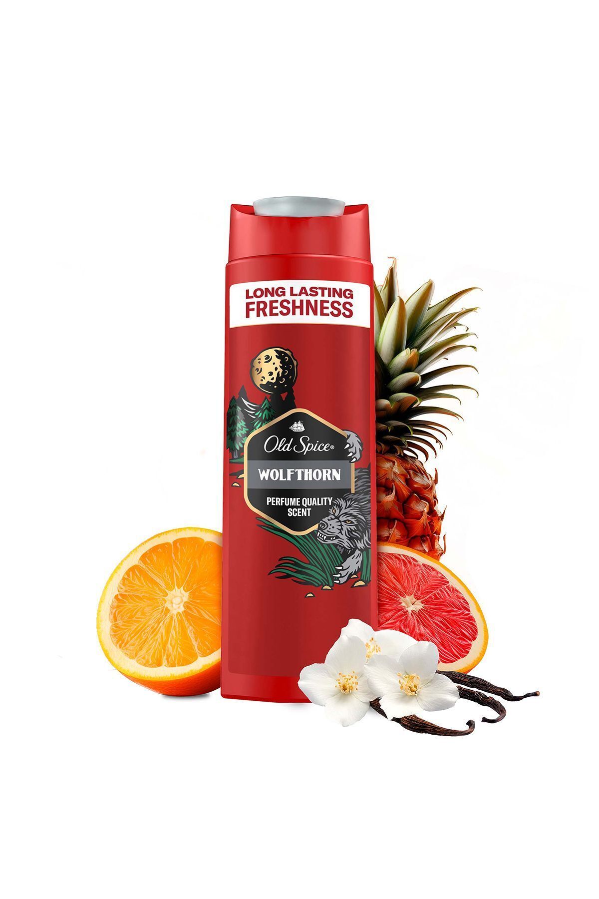 Old Spice-Wolfthorn 400 ml Men's Shower Gel and Shampoo Set 3