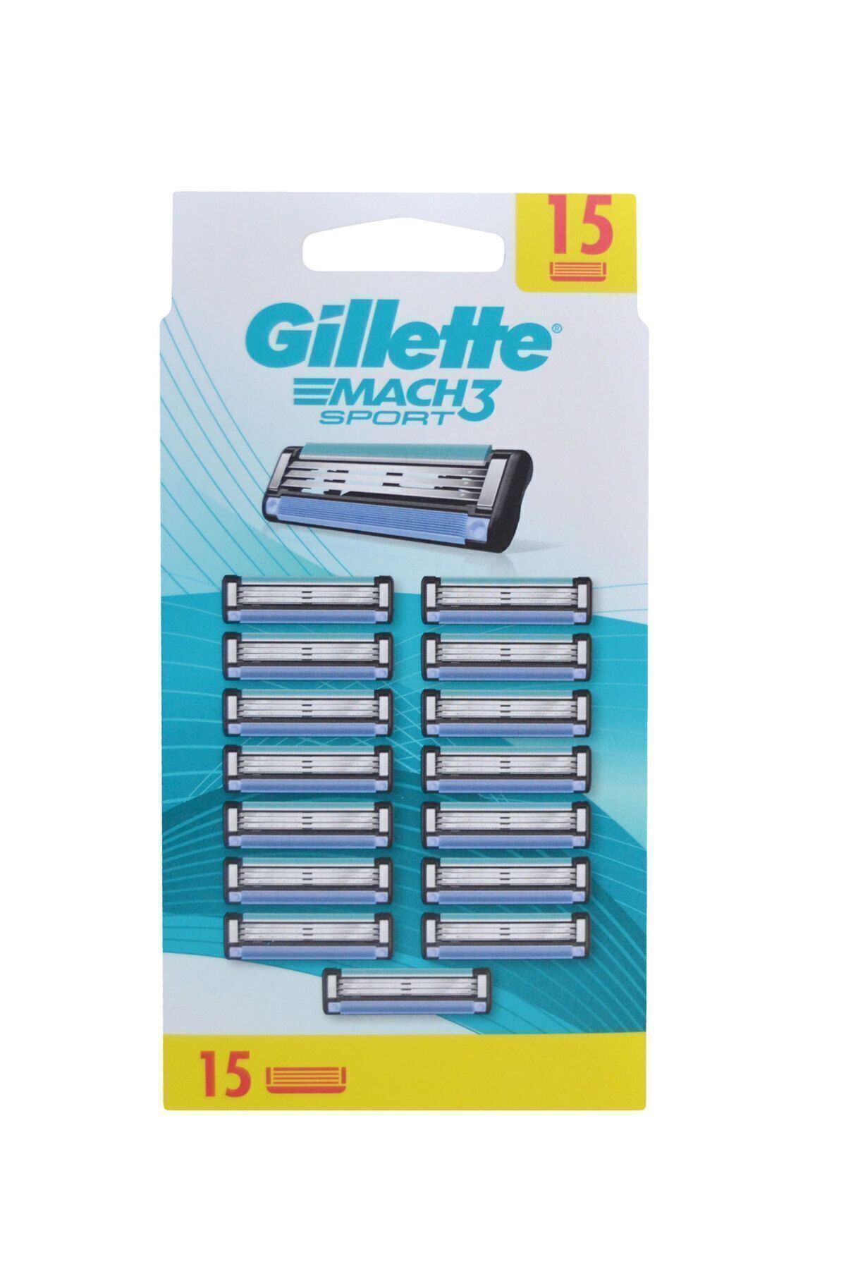 Gillette Mach3 Sport Yedek Tıraş Bıçağı 15 Adet