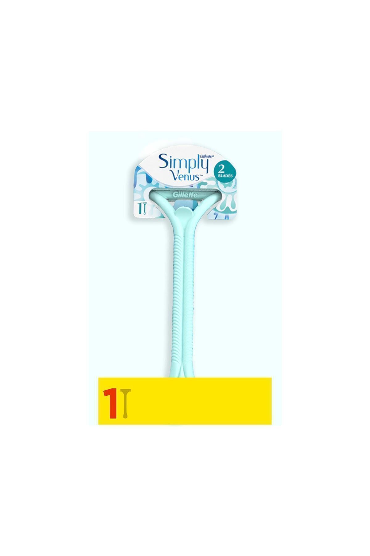 Gillette Venus Simply Venus 2 Kullan At Kadın Tıraş Bıçağı Tekli