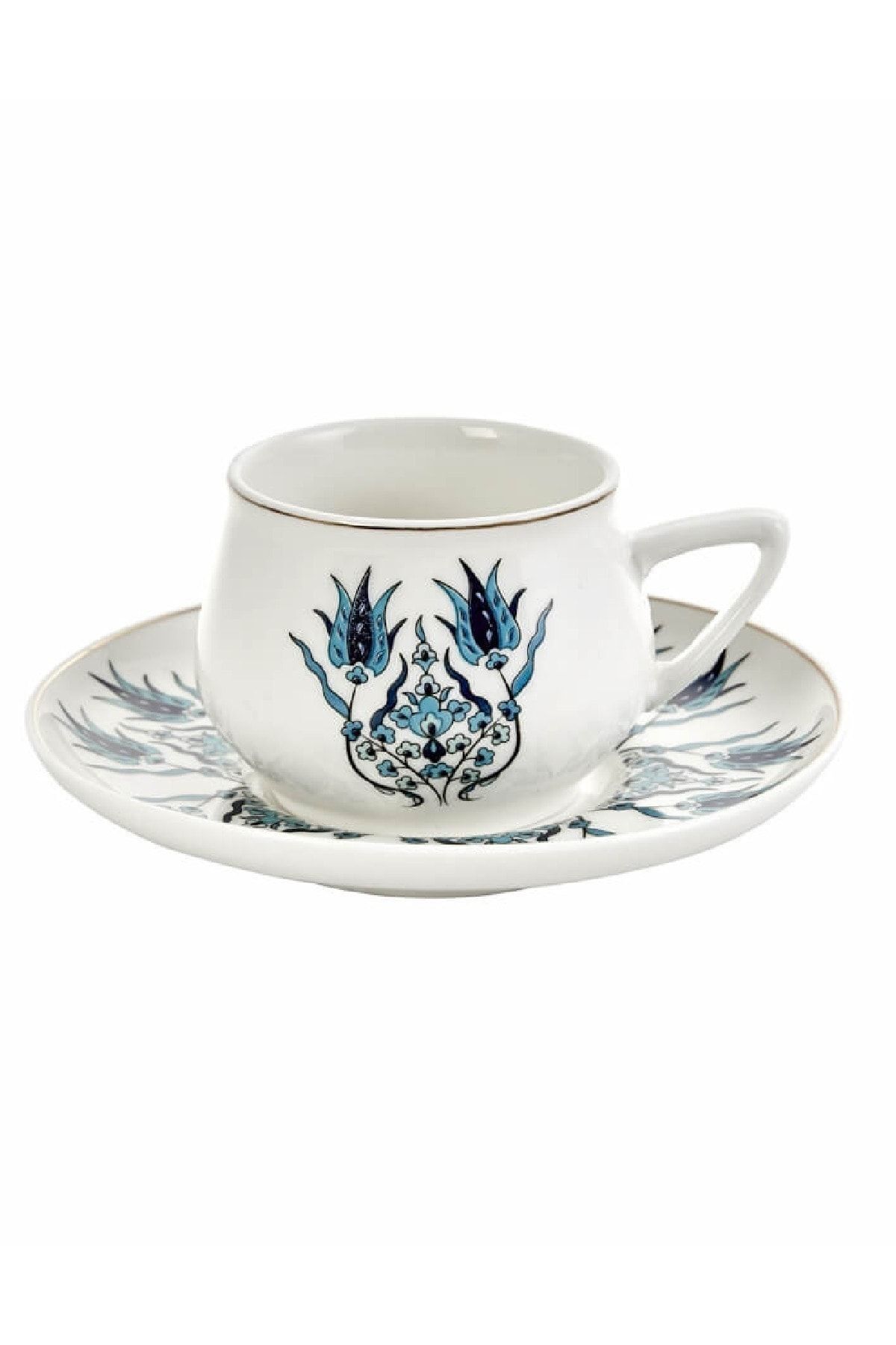 Karaca-Set cești de cafea İznik New Form pentru 6 persoane 100 ml 7