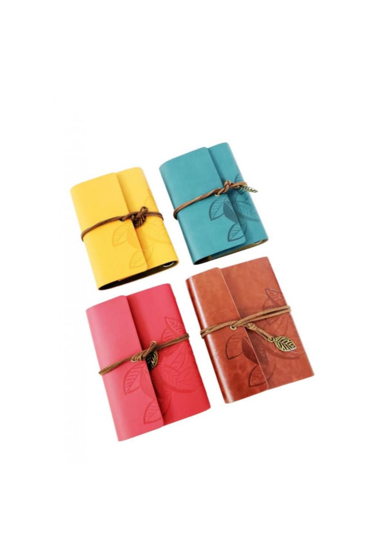 Serero Küçük Boy Retro Deri Defter Dekoratif Hediyelik