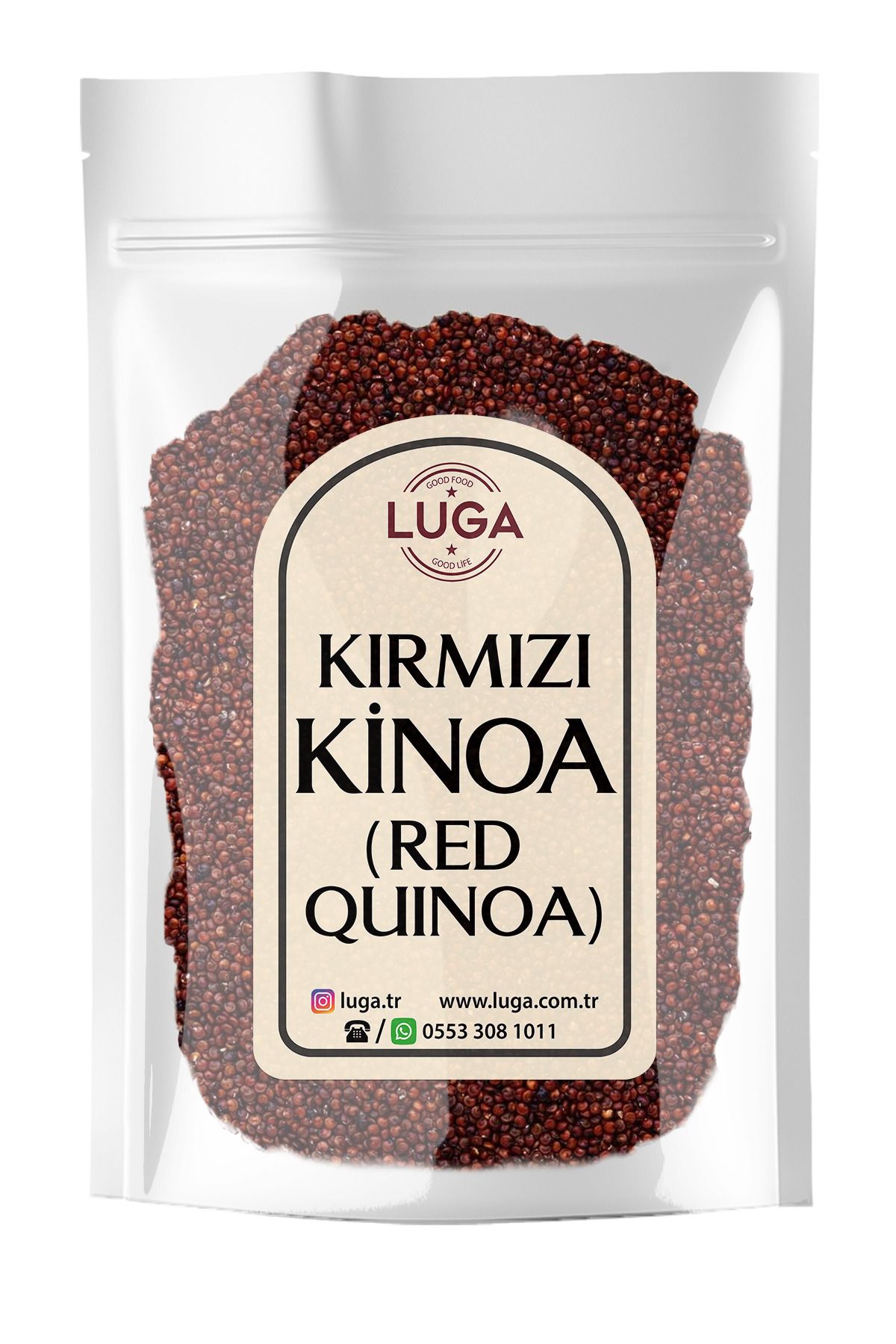 Luga Glutensiz Kırmızı Kinoa Tohumu 50 gr