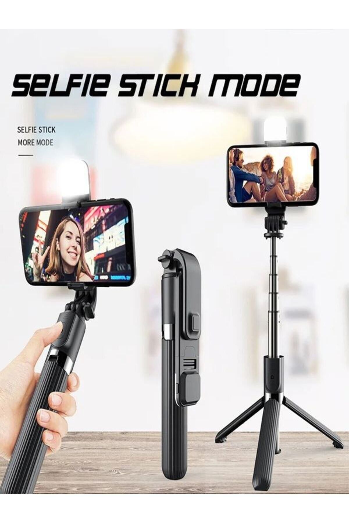 WAPPA Led Işıklı Tripod Standı, Selfie Çubuğu