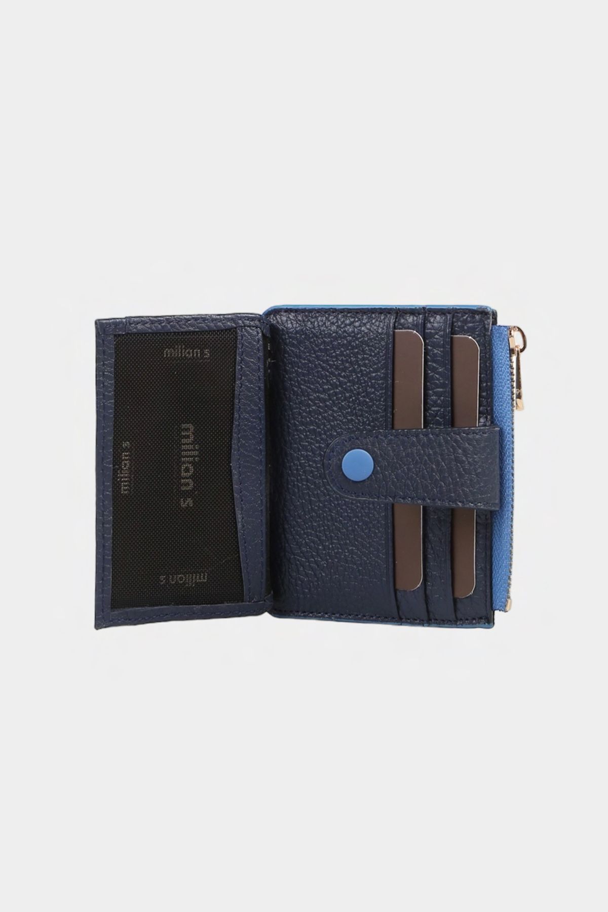 Milian's-3765 Model Milian's - Genuine Leather, Small Size, Multi-Card Holder Horizontal Wallet 4