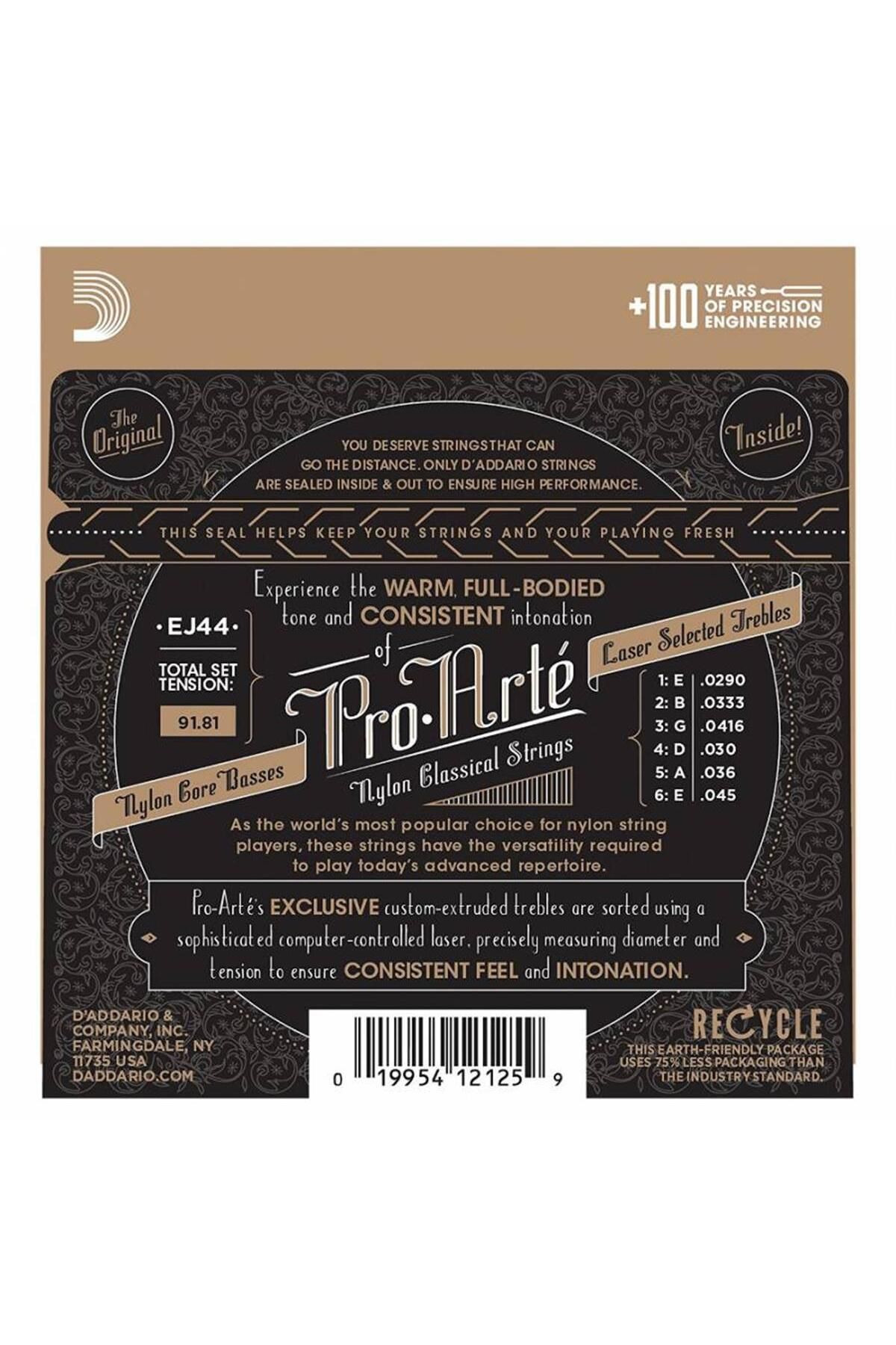 Daddario-Ej44 Classical Guitar String 4/4 2