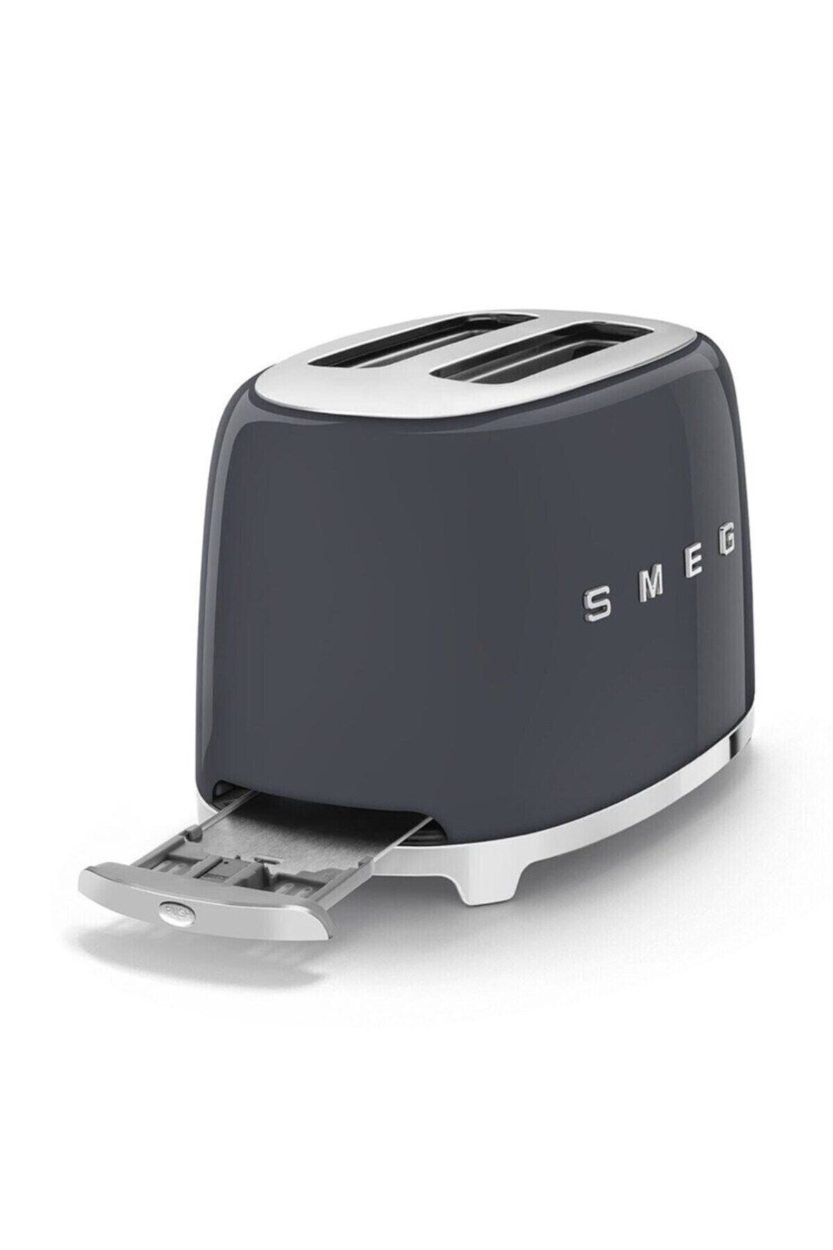 SMEG-50's Style Retro 2-Slice Bread - Gray Tsf01Greu 7