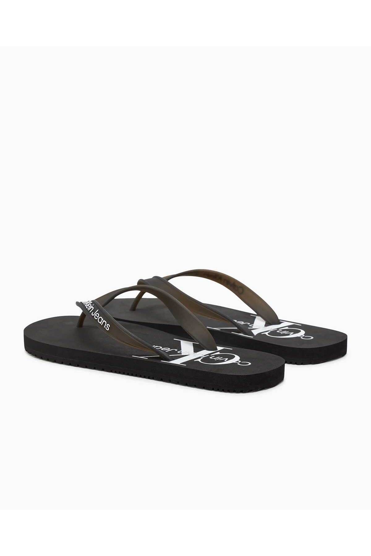 Calvin Klein-Monogram Patterned Beach Sandal - Flip Flop Flip Flops 4