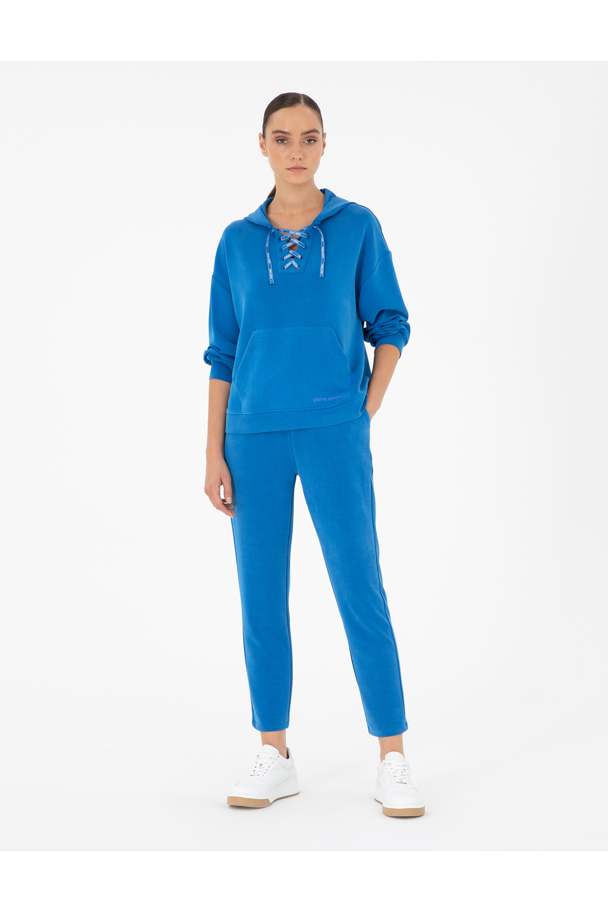 Pierre Cardin  Saks Oversize Modal Kumaş Sweatshirt 50290938-VR045 - Görsel 4