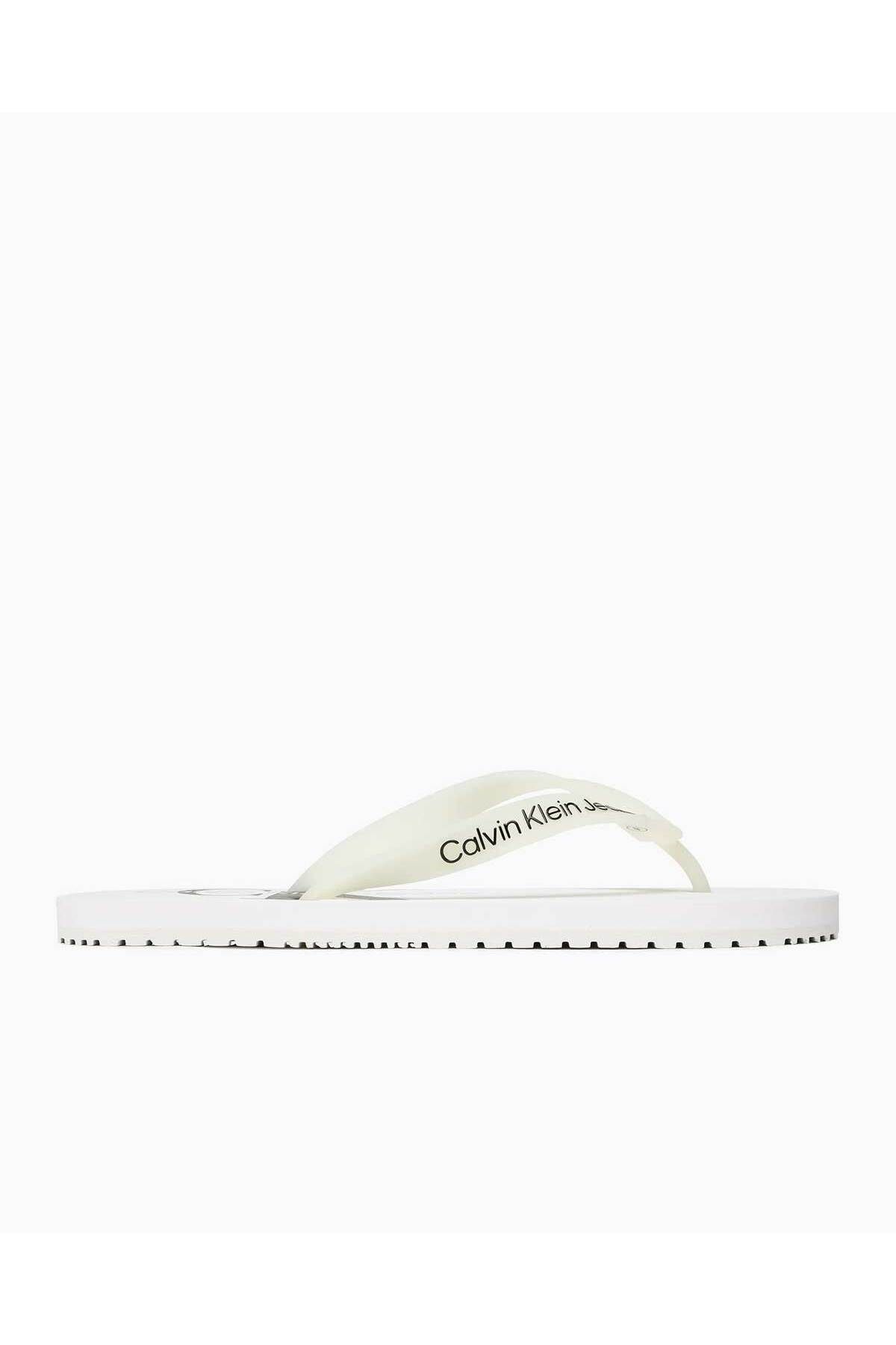 دمپایی سفید مردانه فلیپ فلاپ اورجینال Calvin Klein