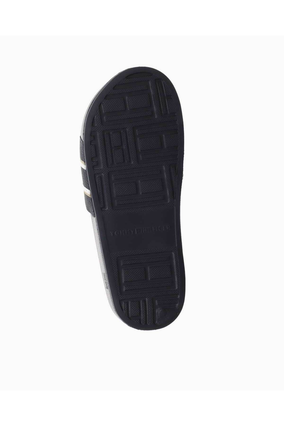 دمپایی آبی زنانه polslide hilfiger با وب اورجینال Tommy Hilfiger