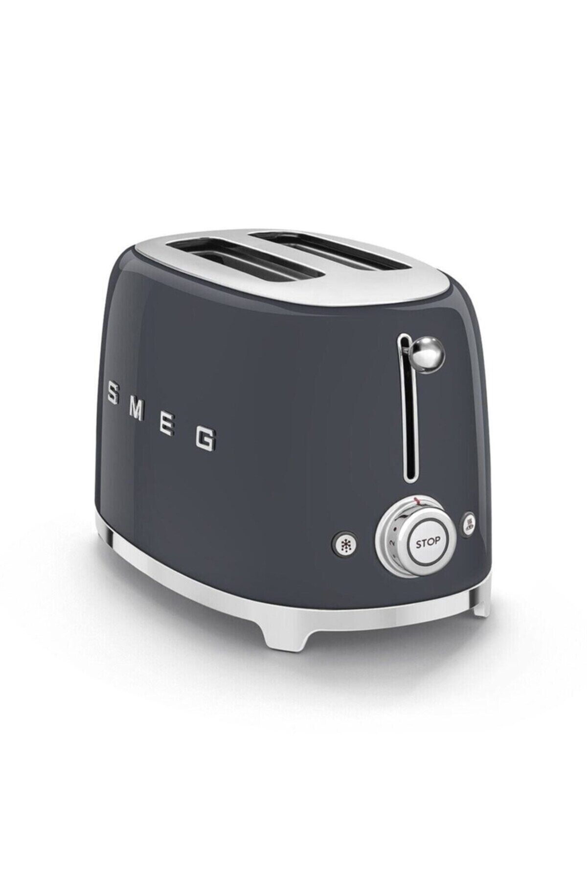 SMEG-50's Style Retro 2-Slice Bread - Gray Tsf01Greu 5