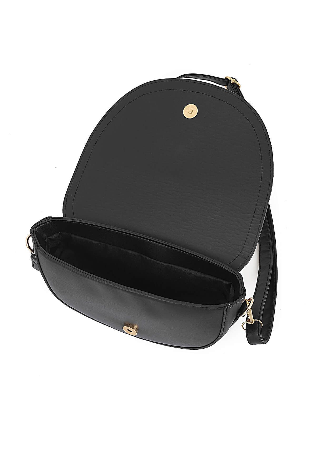 SOHO-Stylish Minimal Hand and Shoulder Bag with Adjustable Crossbody Strap and Special Design Lock Accessory 5
