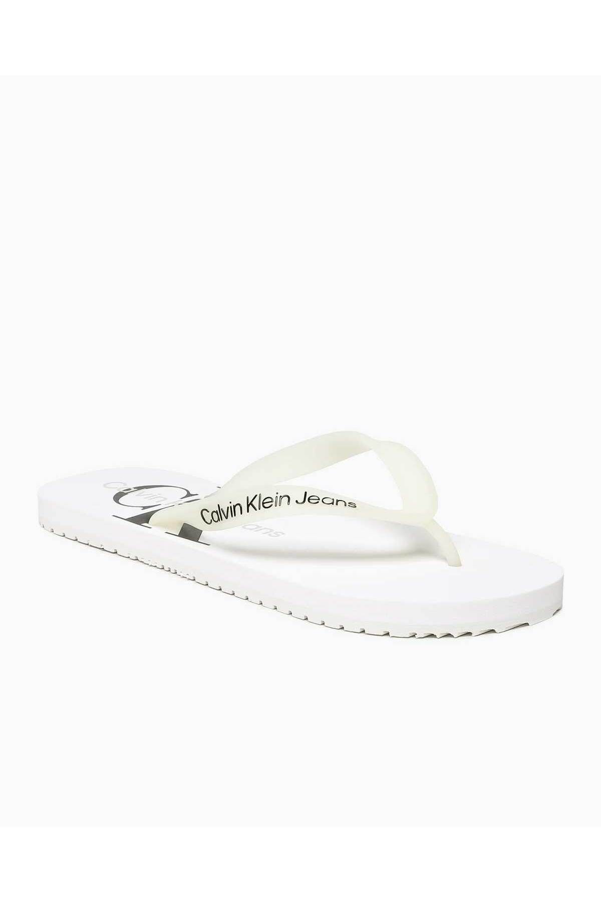 دمپایی سفید مردانه فلیپ فلاپ اورجینال Calvin Klein