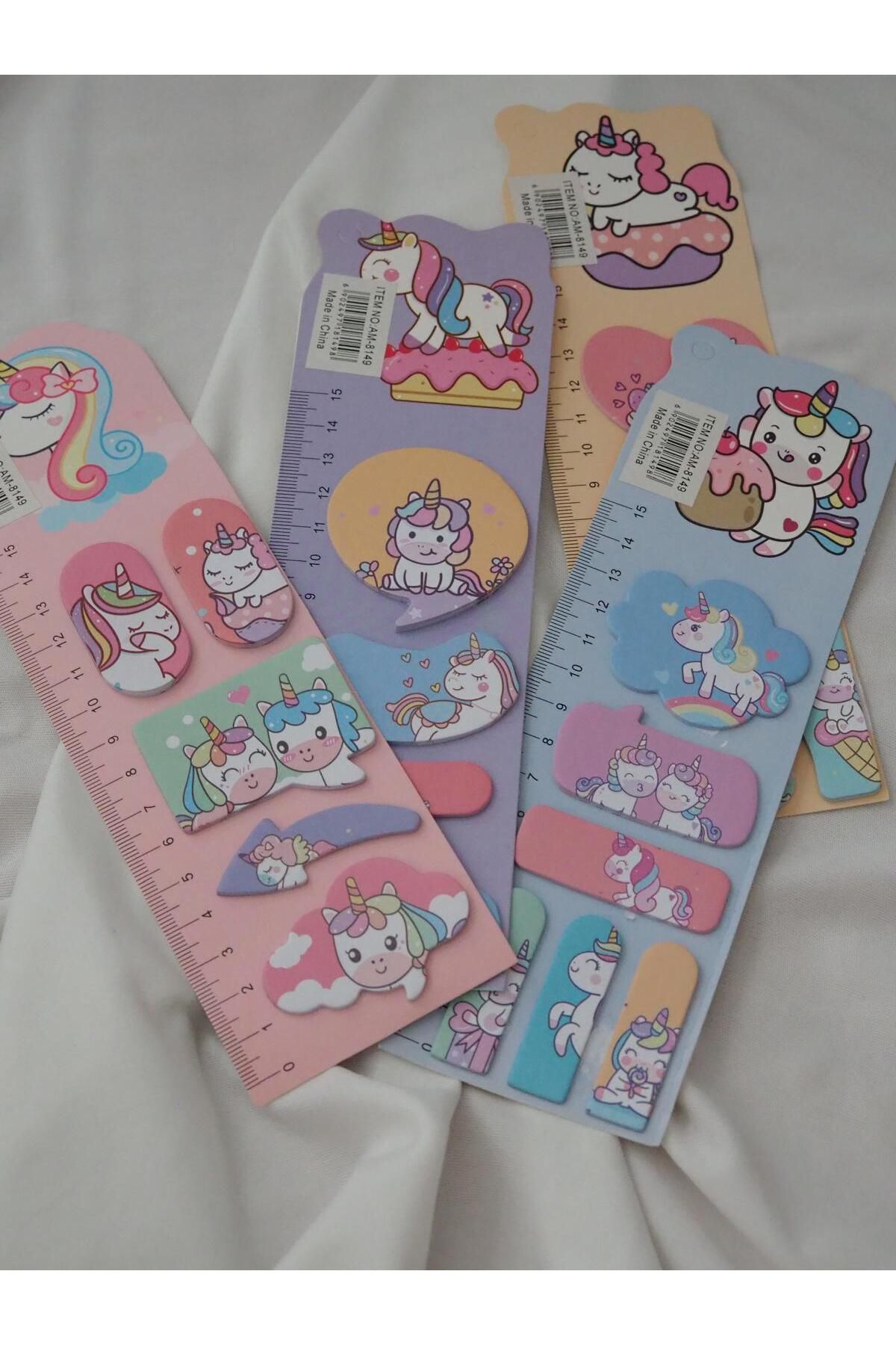 Planet Butik-Unicorn Sticky Not Post It Set of 4 1