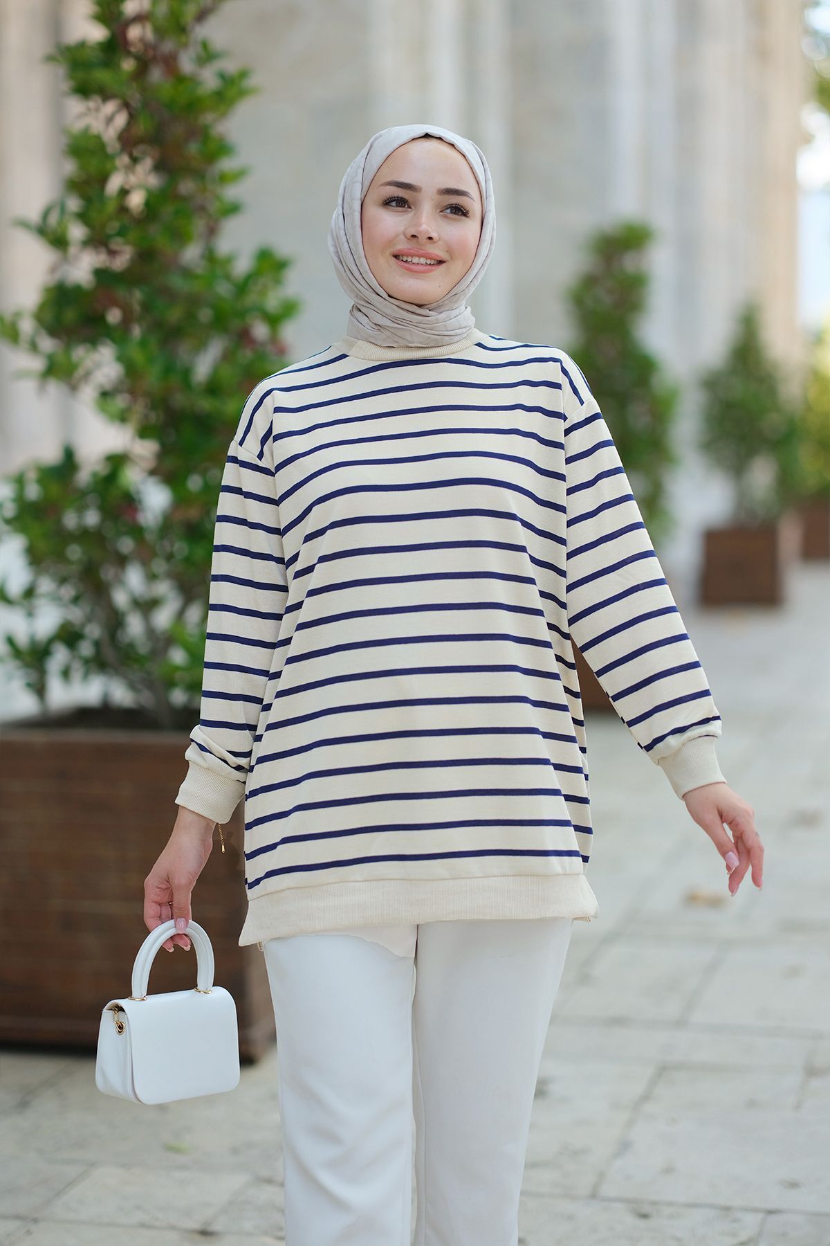 tunik bleucivert avec des rayures