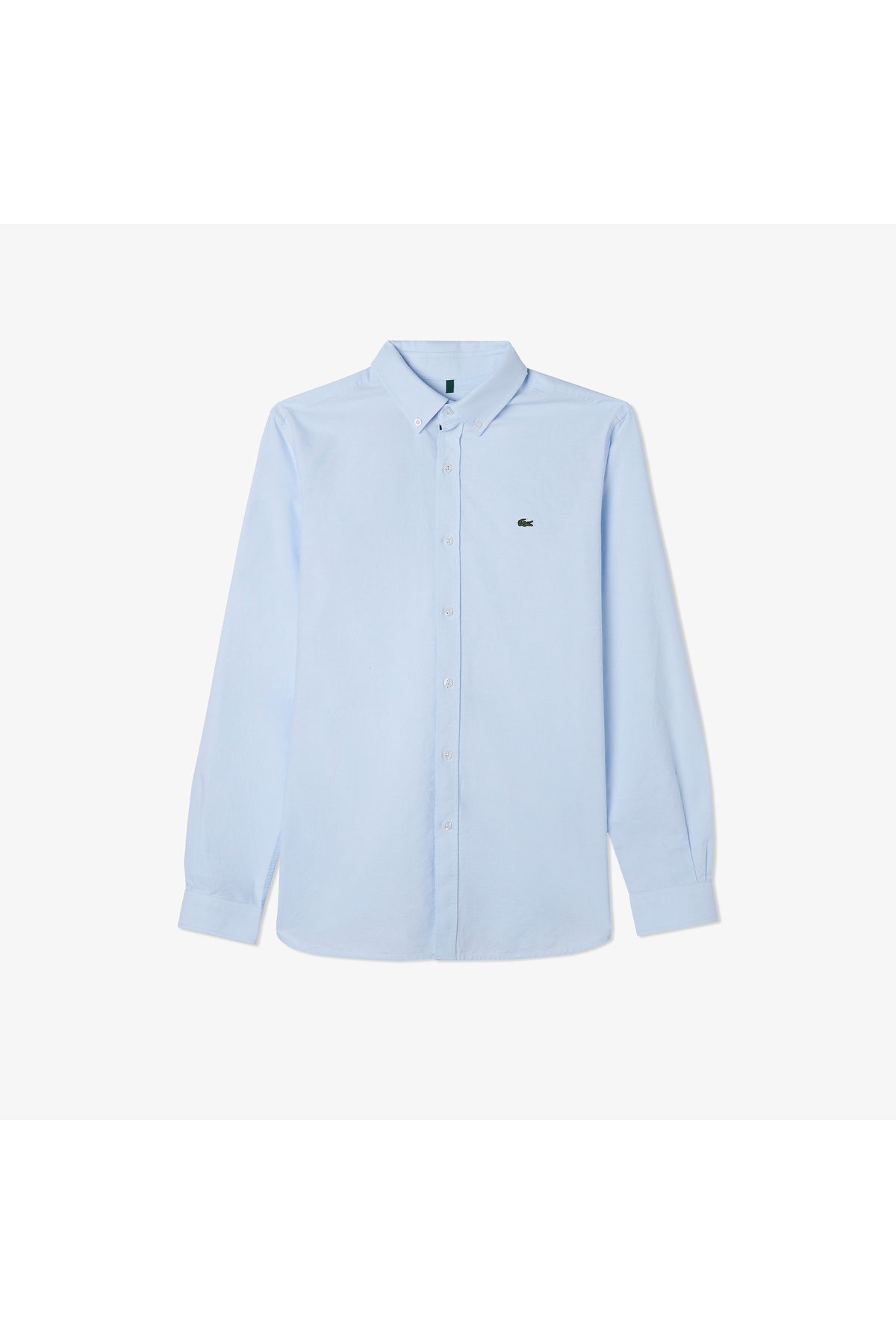 پیراهن / بلوز دکمه دار آبی مردانه روشن و باریک لباس Lacoste