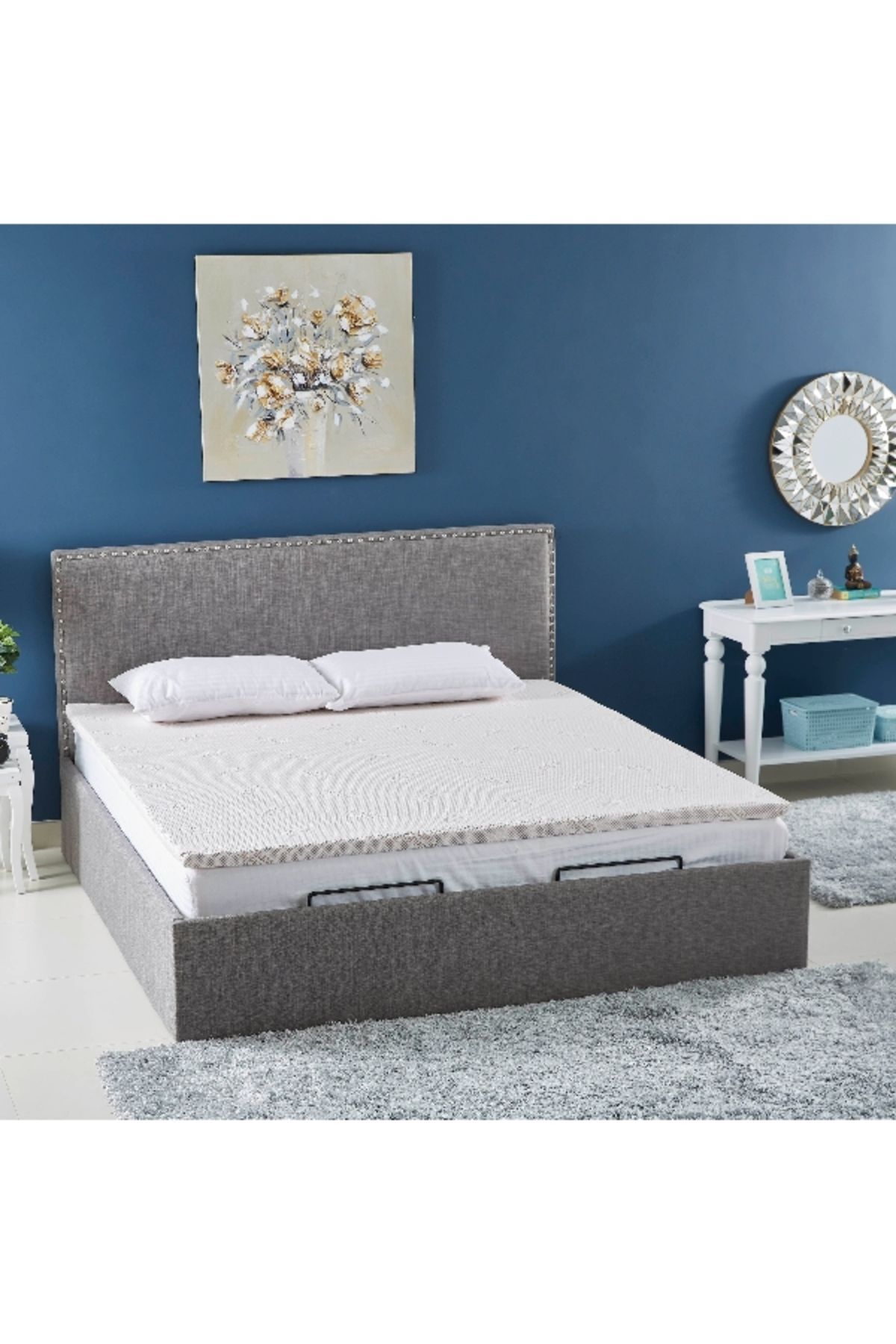 Home Box-Essence Memory Foam King Size Mattress Topper - 180x200 cm 6