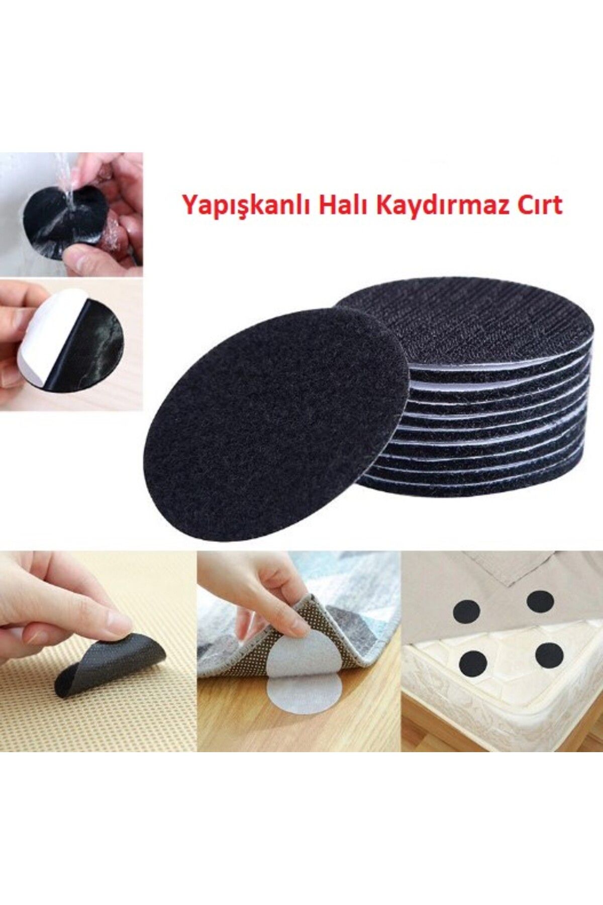 Serero Halı Kilim Kaydırmaz Cırt 10 Set Yıkanabilir