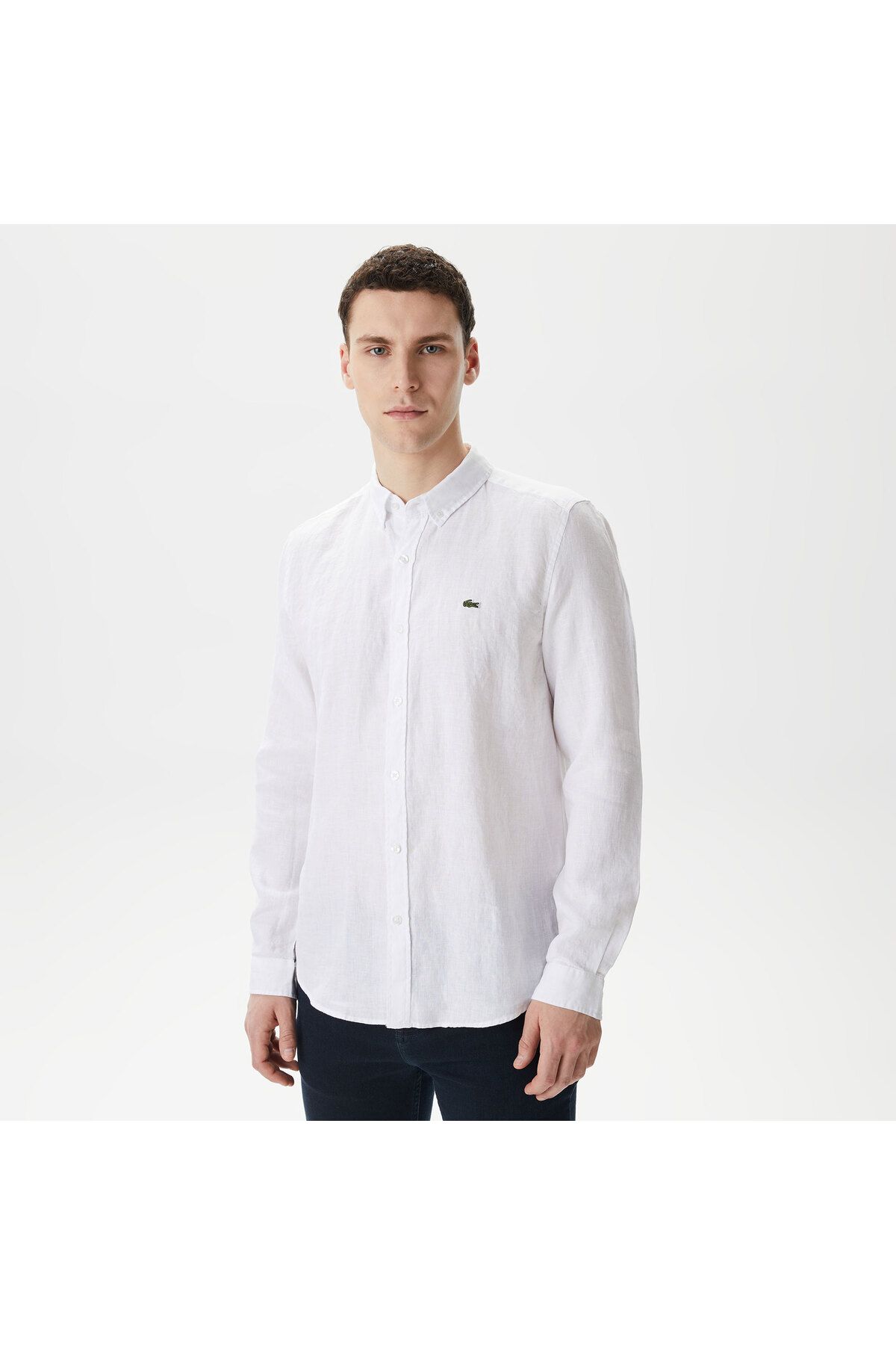 پیراهن / بلوز دکمه دار سفید مردانه ؟؟؟؟؟؟؟ ؟؟؟؟؟؟؟؟؟ اورجینال Lacoste