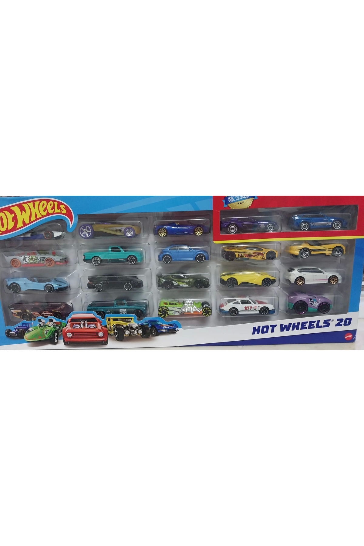 HOT WHEELS Yirmili Araba Seti, 3 yaş ve üzeri, H7045 TOYOTA SUPRA - PORSCHE 911 VS fotoğrafı 2 (önizleme)