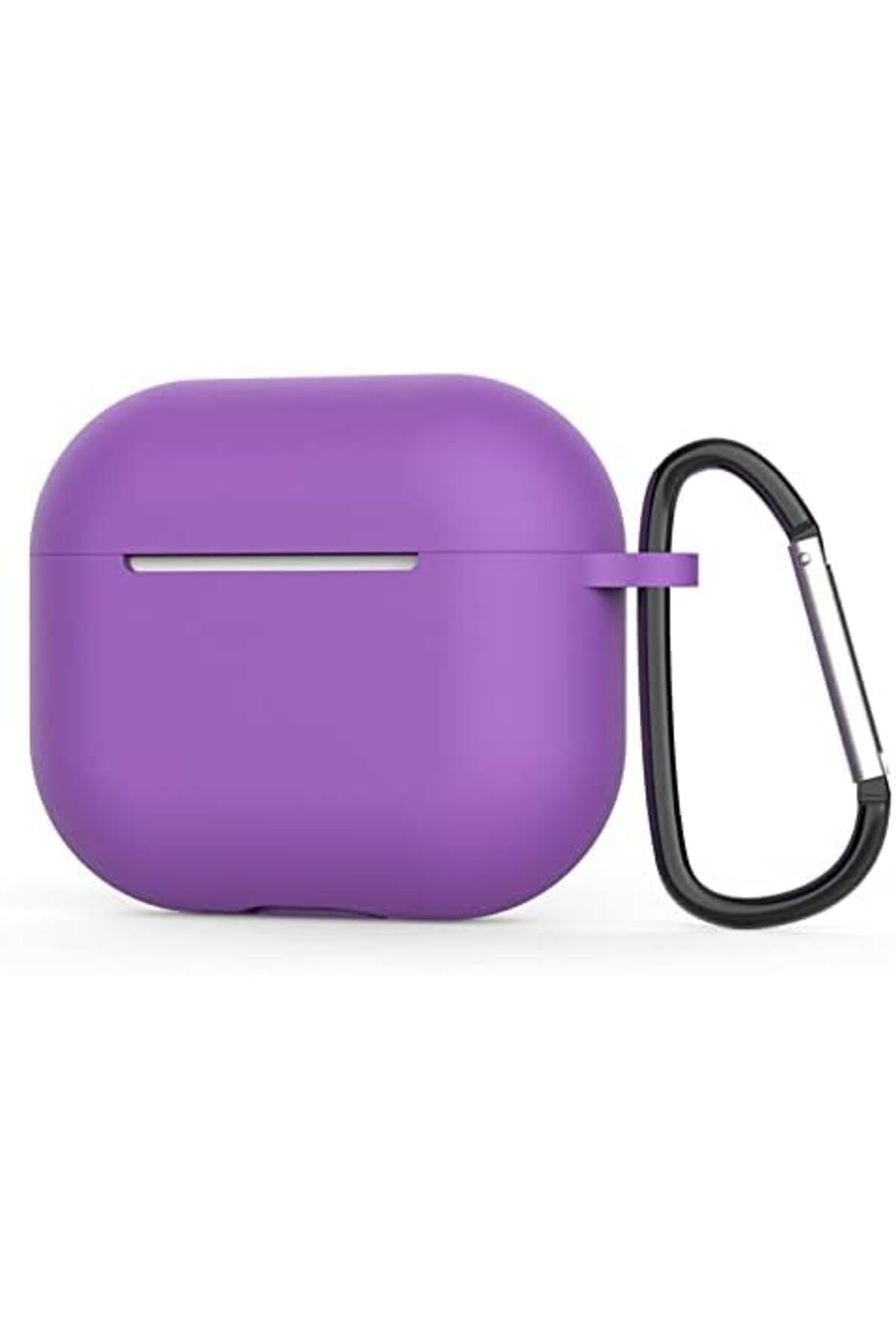 CALRADİA Airpods 3 / New Airpods Uyumlu Silikon Kılıf (Violet)