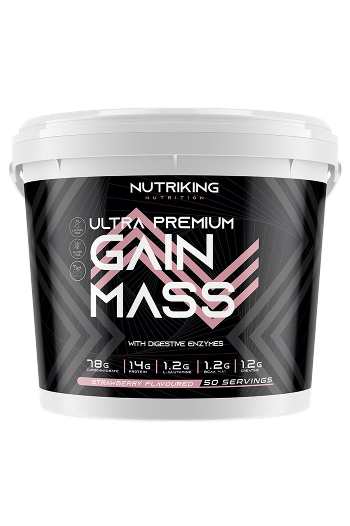 Nutriking MASS GAİNER 5000GR ÇİLEK AROMALI