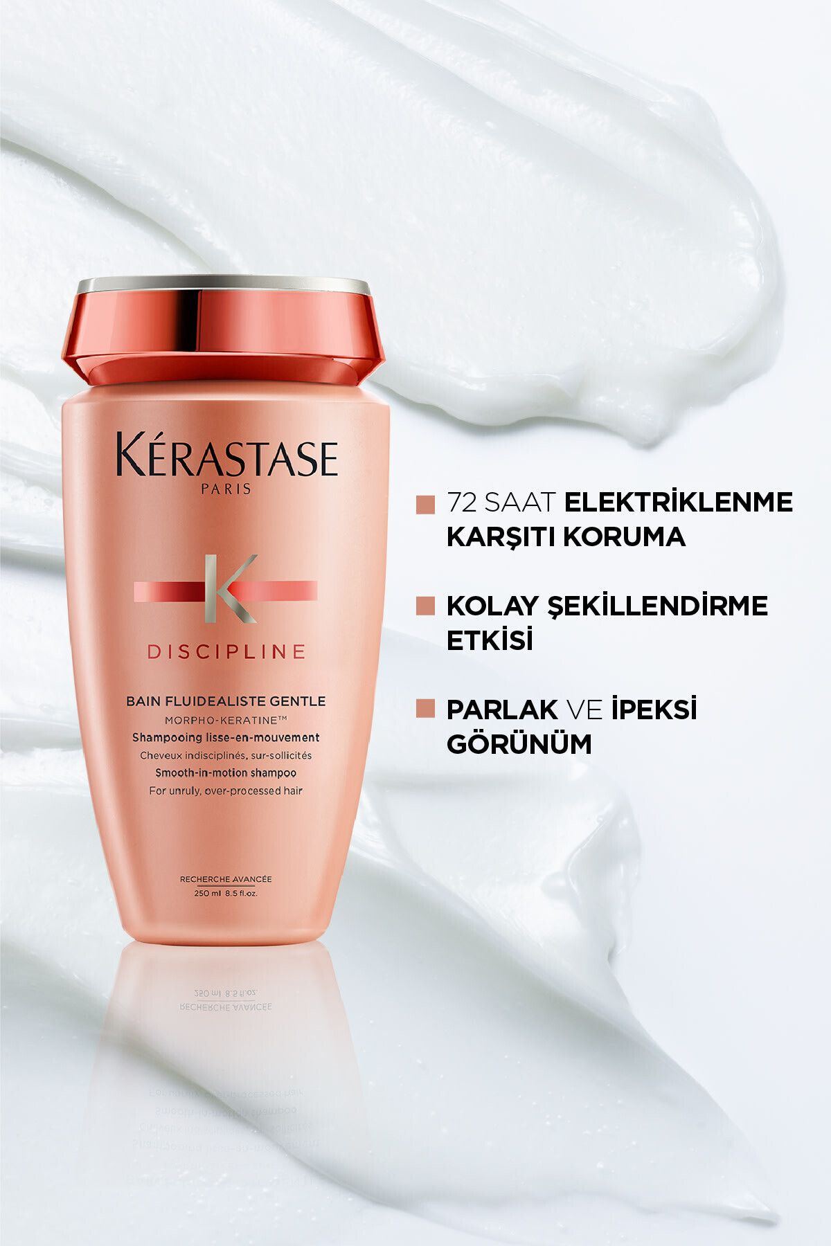 Kerastase Discipline Bain Fluidéaliste Sülfatsız Zor Şekillenen Saçlar Için Kontrol Sağlayan Elektri-2