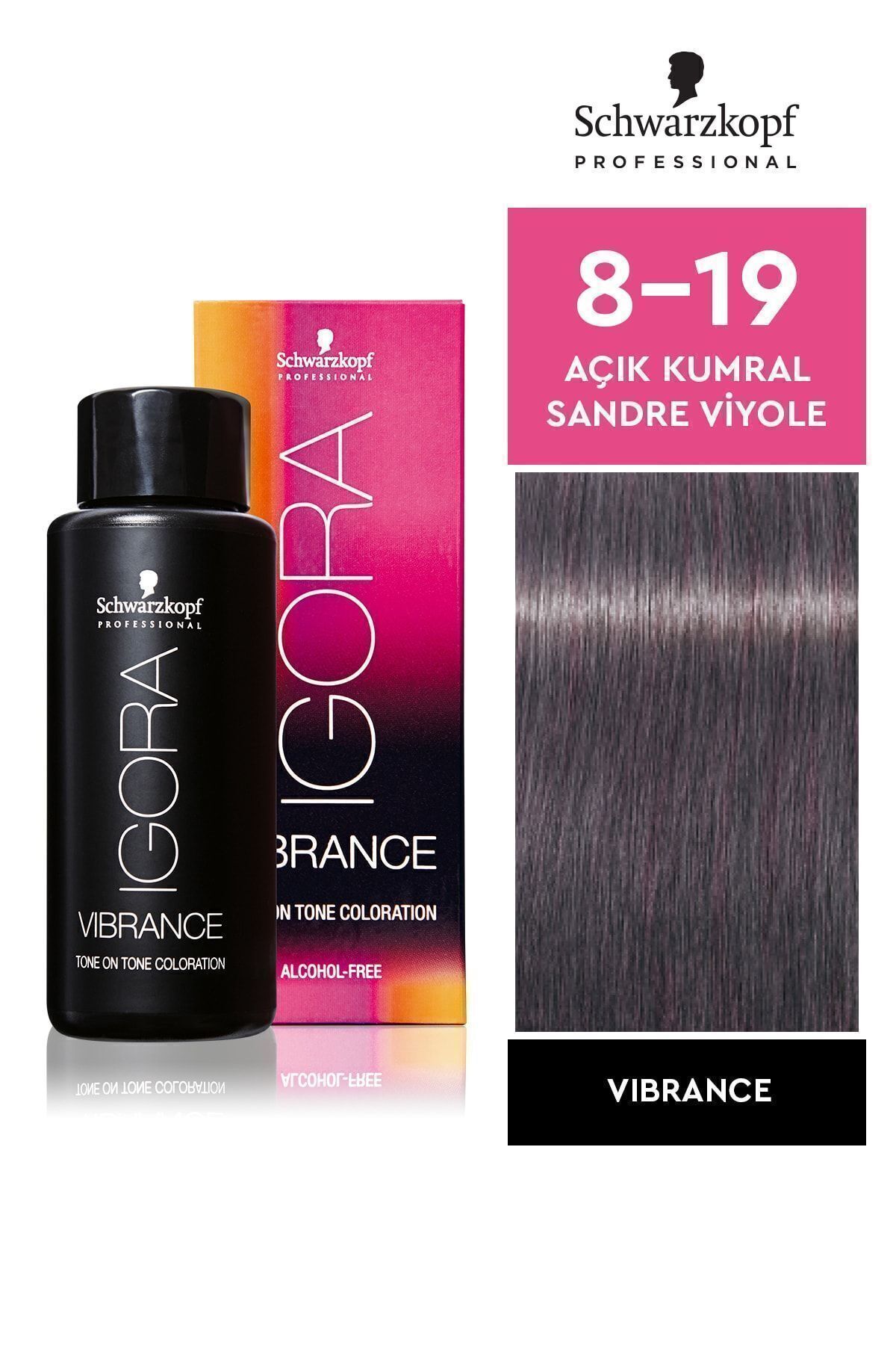 رنگ مو Schwarzkopf Igora Vibrance 8-19 Light Aburn Sandre Violet 60ml Igora