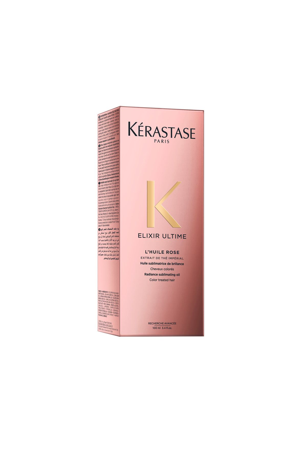 Kerastase Elixir Ultime L'huile Rose Boyalı Saçlara Özel Saça Parlıklık Veren Ve Renk Koruyan Saç Ba-7