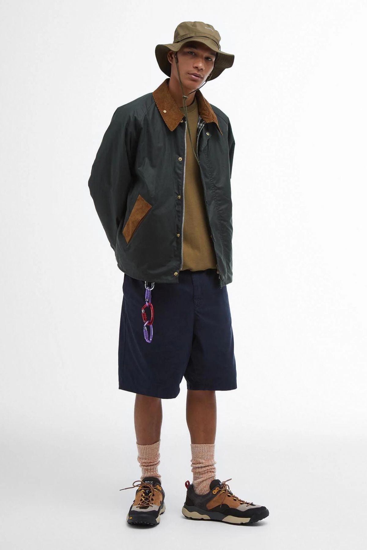 X Flower Mountain Unisex Oil Jacket Oversize Sg51 Sage Barbour