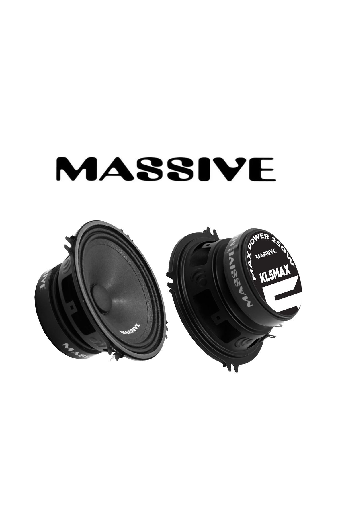 Massive Ms-kl5max 13 Cm Çifti 500wat-240w Rms Oto Midrange Hoparlör Deprem Serisi