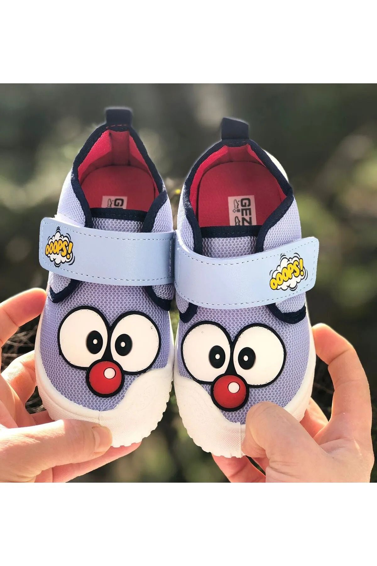GEZER-Crazy Eyes Clown Casual Linen Home Νηπιαγωγείο Νηπιαγωγείο Σχολικά Παπούτσια 4