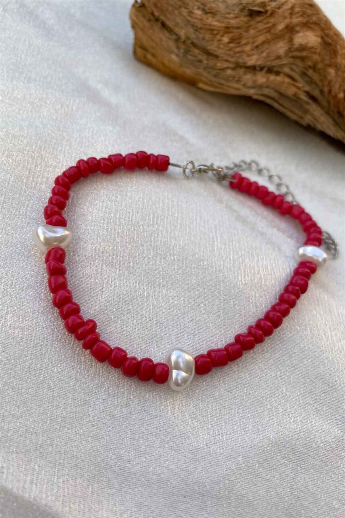 İstangül Butik Mini Kalp Boncuklu Hal Hal