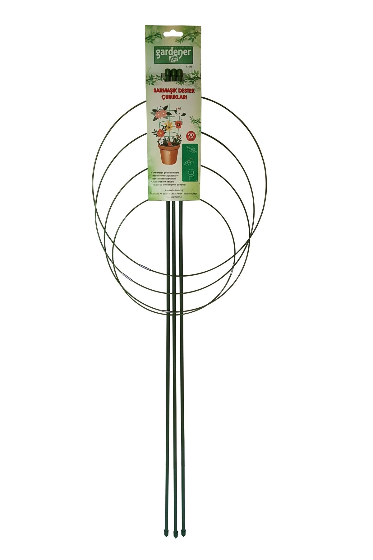 Raco Gardener 53698 Halkalı Destek (SARMAŞIK) Çubuğu-90 Cm