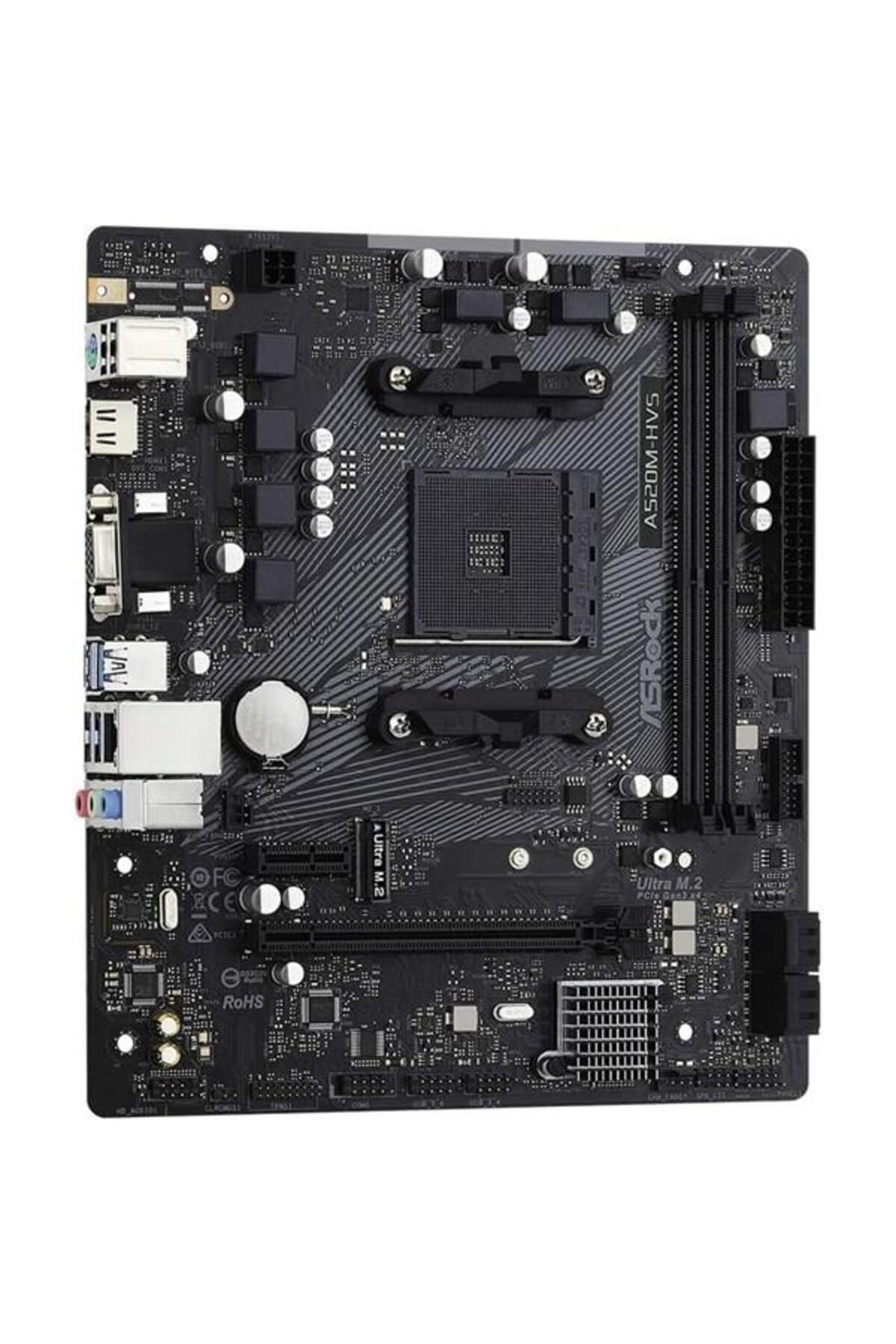 ASROCK-A520m-hvs DDR4 HDMI PCIe 16x V4.0 AM4 Matx - Pcie 16x V4.0 Am4 Matx 4