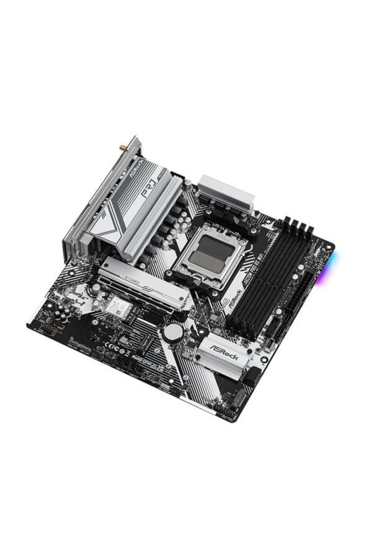 ASROCK-A620m Pro Rs Wıfı-6e Ddr5 Hdmı-dp Pcıe 4.0 Am5 Matx 3