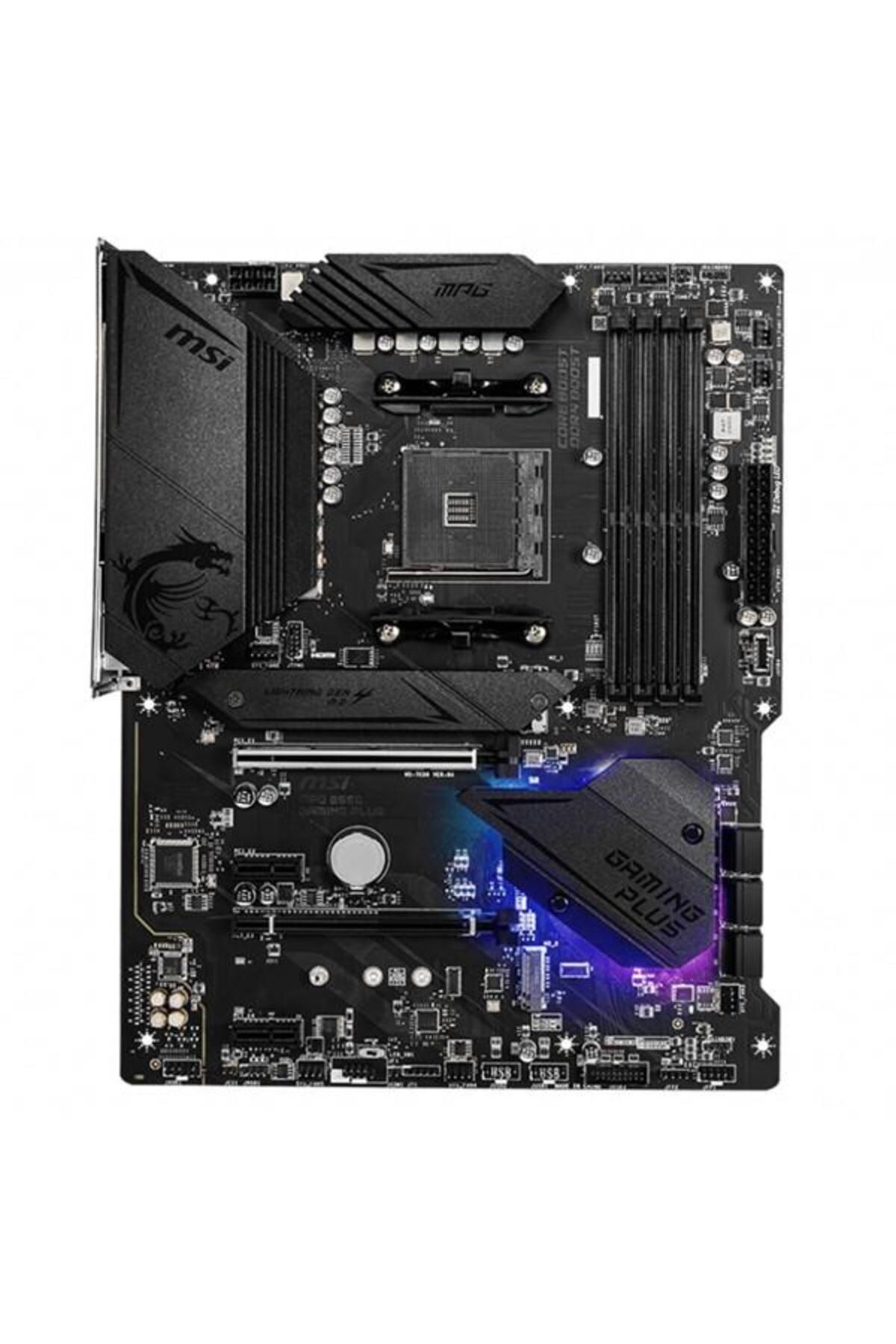 MSI-Mpg B550 Gamıng Plus Ddr4 M2 Pcıe Nvme Hdmı Dp Pcıe 16x V4.0 Am4 Atx 4