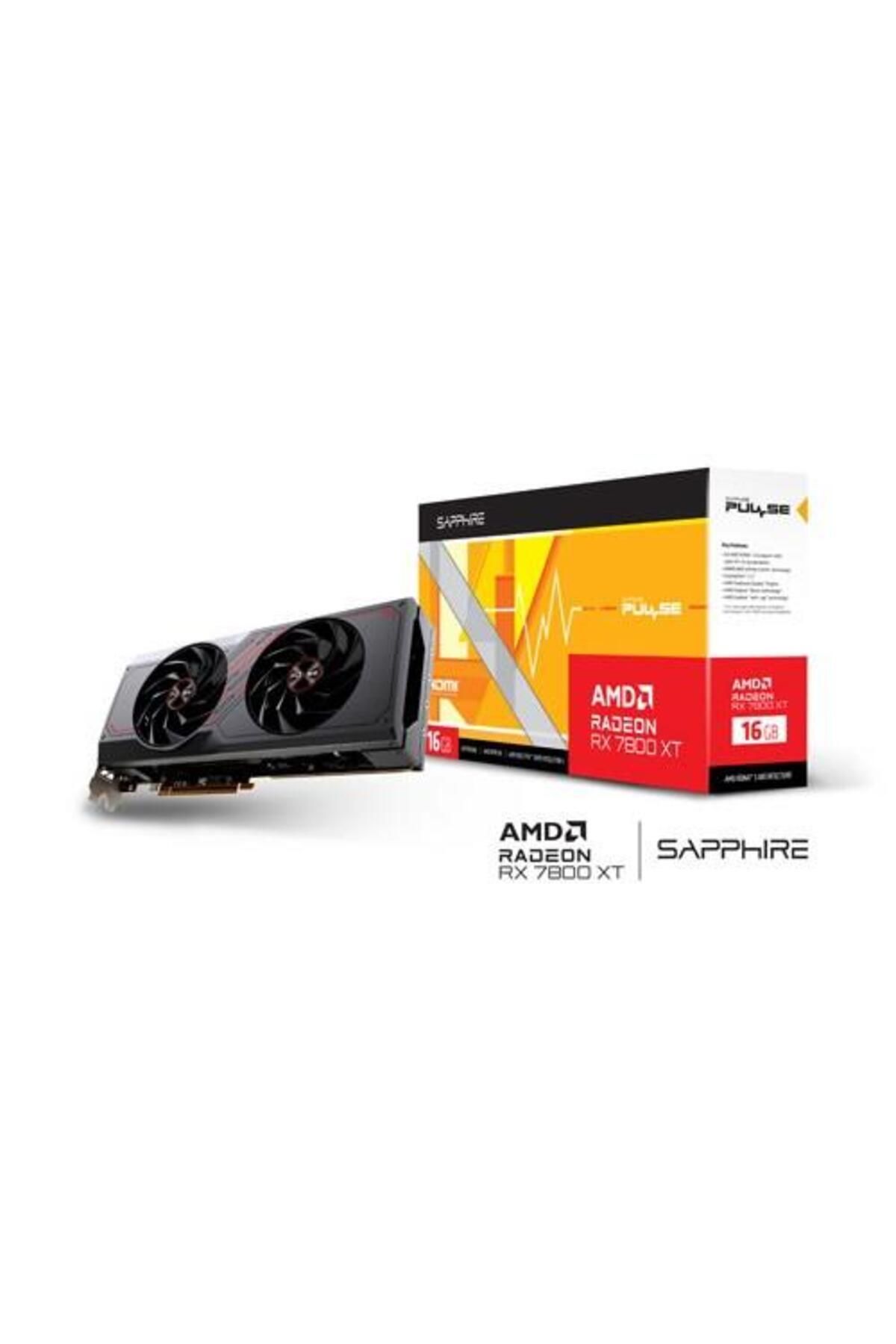 SAPPHIRE 16gb Rx7800xt Pulse 11330-02-20g Rx7800xt Gddr6 256bit Pcıe 4.0